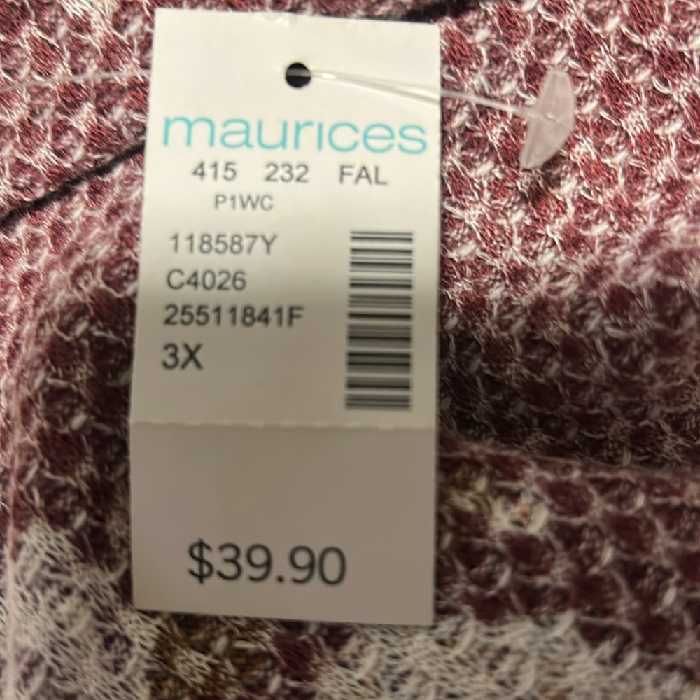 NWT MAURICES WRAP/ CARDIGAN 3XL - Picture 10 of 10